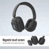 JUNYE JY-BN618 bluetooth headphones with active noise cancellation and lcd touchscreen detail