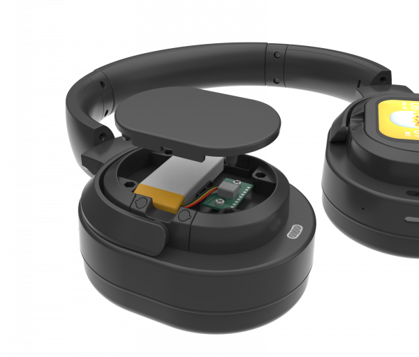 JUNYE JY-BN289 bluetooth headphones with active noise cancellation and removable battery