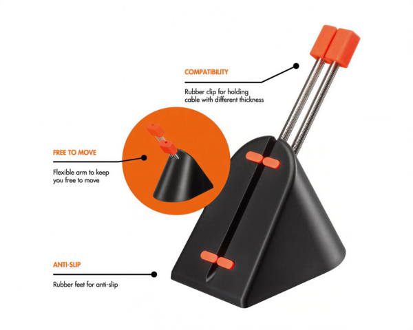 JUNYE JY-H328 mouse bungee wire clip