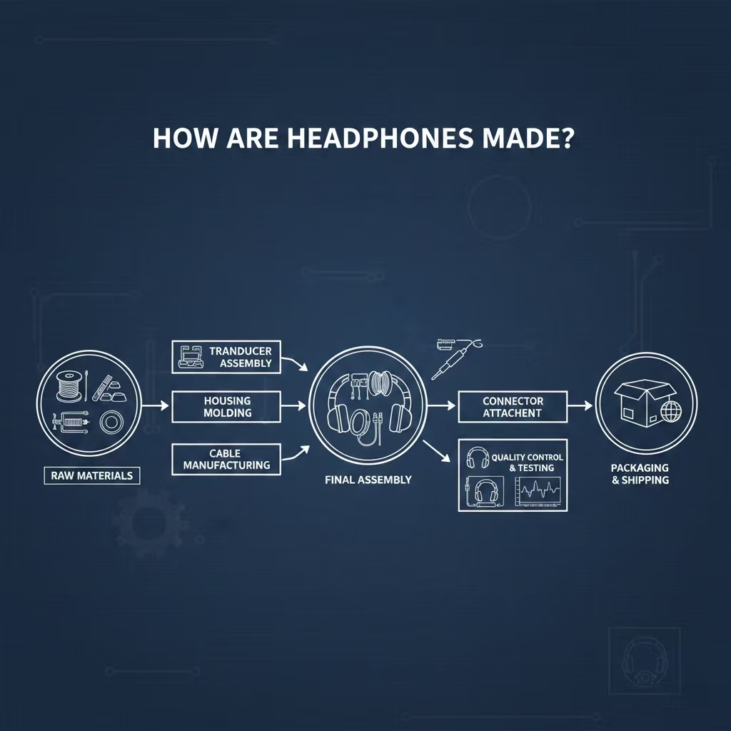 how are headphones made